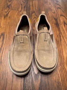 Timberland Men's Tan Suede Slip-On Loafers